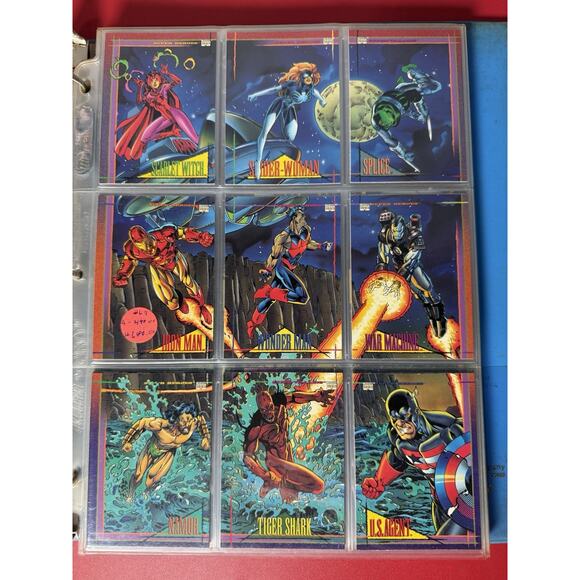 Vintage 1993 Marvel Comics Super Heroes Trading Cards 178 cards - Picture 9 of 16